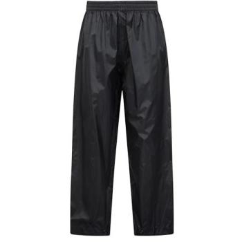 Kinder-Overtrousers Pakka II, wasserfest, schwarz – Mountain Warehouse