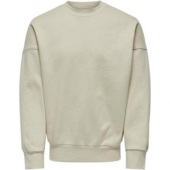 Only & Sons Felpa beige classica