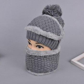 Female Knitted Ear Warm Bonnet