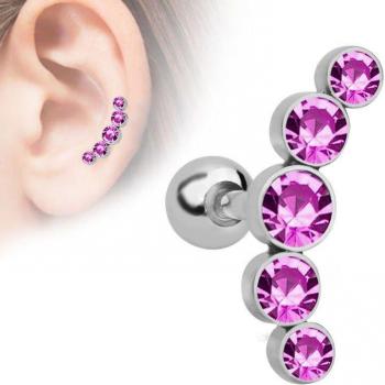 Pendientes Luna Estilo Inoxidable