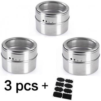Magnetic Condiment Jars