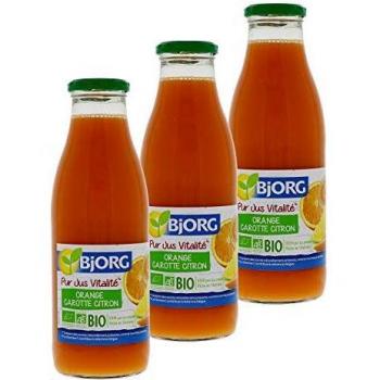 Bjorg Jus d'Orange et de Carotte Pulpé Bio
