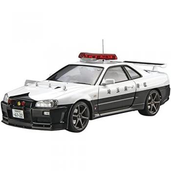 Aoshima Bunka Kyozaisha Nissan Skyline 1999 Patrouillenauto 1/24 Modell Nr. 1 GT‑R