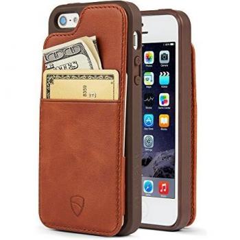 Vaultskin ETON ARMOUR iPhone Case (Cognac, iPhone SE)
