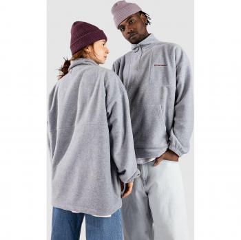 Top medio zip Beyond Medals pile grigio