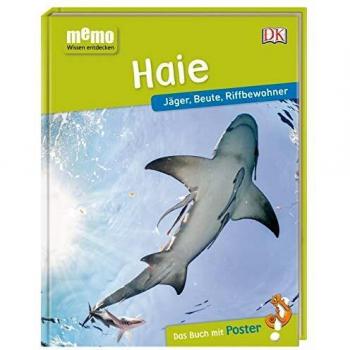 memo Wissen entdecken. Haie: Jäger, Beute, Riffbewohner. Das Buch mit Poster!