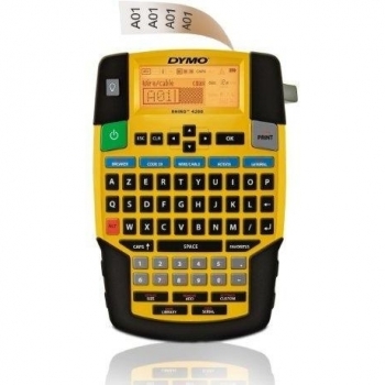 Dymo Impresora de etiquetas de mano Rhino 4200, teclado AZERTY