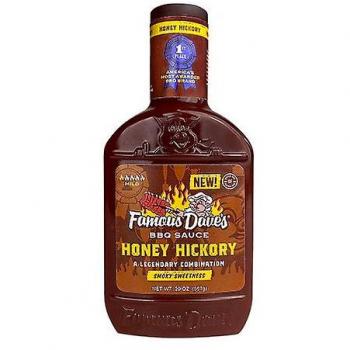 Sauce BBQ Célèbre Dave's au Miel et Hickory