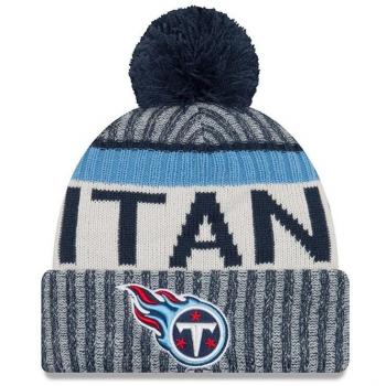 Navy Titans 2017 New Era Sideline Sports Knit Headwear