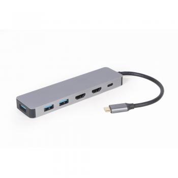 Hub USB 3.2 Gen 1 Gembird A-CM-COMBO3-03
