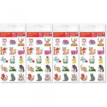 Refined Cat Sticker Bundle – Elegant Quartet Edition