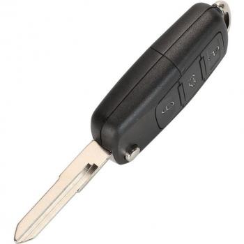 VW Golf, Santana, Jetta HU49 3 Button Flip Key Shell