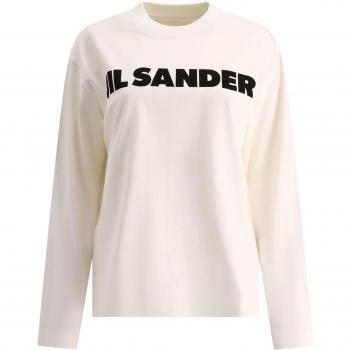 T-Shirt Jil Sander Donna Cotone Bianco XS