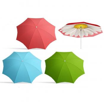 Ombrellone Ø 220 cm trasparente