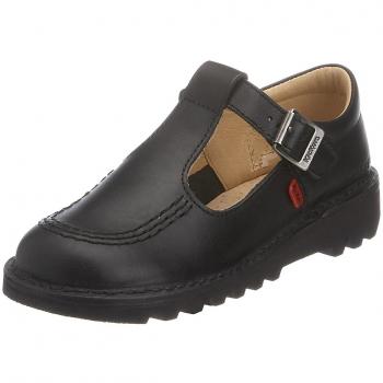 Kickers Juniors Kick Lo T Bar Leather Sandals