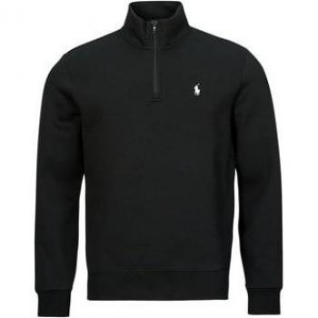 Felpa Ralph Lauren 30/1 Double Knit nera con zip