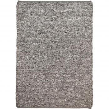 Nachhaltiger Schurwollteppich, handgewebt, 120 x 180 cm, Farbe Grau Multi
