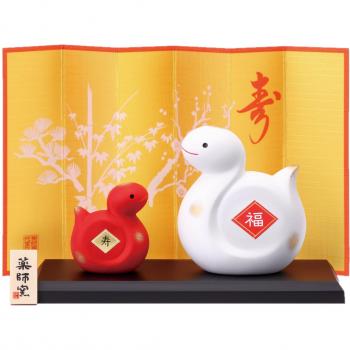 Shofukumi Yakushi Kiln Nishikisa 30‑Unit Bundle (Red / White)