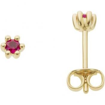 Elegante Ohrstecker mit Rubin von Firetti