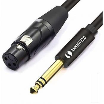 Cavo Jack 6.35mm TRS a XLR Femmina