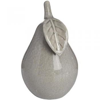Antique Grey Small Ceramic Decorative Pear