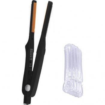 Hair Styling Tool: 2-in-1 Ultra-Thin Straightener & Curler, Ideal for Short Hair