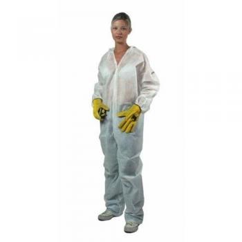 Maurer Buzo de Trabajo Polipropileno Blanco Talla XXL