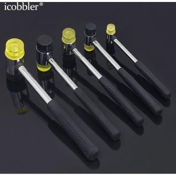 Non-Slip Grip Rubber Mallet with Double-Faced Design for Gunsmithing and Leather Work