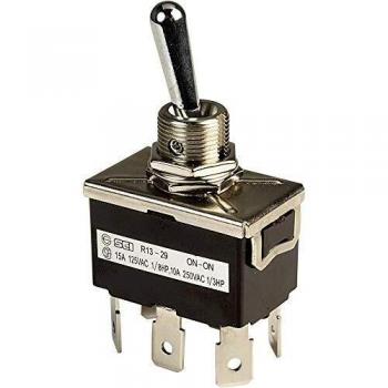 SCI R13-29B Interruttore a levetta 250 v/ac 10 a 2 x On / On Permanente 1 pz