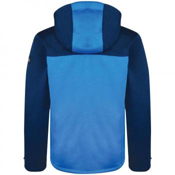 Kinder-Sport Hoodie Dare 2B Softshell-Fleece (Athletic Blue / Admiral Blue), 3-4 Jahre