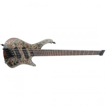 Ibanez EHB1505MS 5-String Ergonomic Bass Guitar, Black Ice Flat