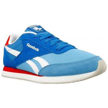 Reebok White/Grey/Electric Blue/Motor Red/Steel Ladies’ Runners