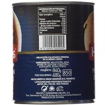 Helios Pomelo y Melocotón 840 g (Sin Azúcares)