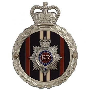 Royal Transport Corps Chrome Brushed Brass Grill Token