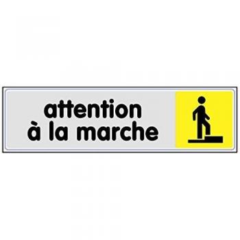 Plaque de signalisation Attention à la marche