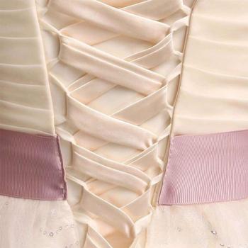 Vestido de Novia con Kit de Espalda y Cordones