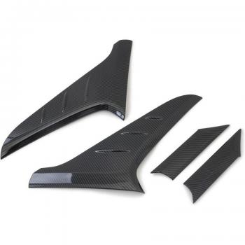 Hyundai Kona Carbon Fiber Rear Window Spoiler Cover
