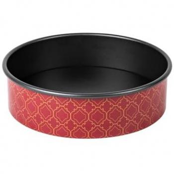 Molde de horno rojo de 23 cm, con fondo removible – IPERBRIKO