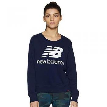 New Balance Femme Sweat-Shirt Col Rond Wt91585 Pigment Petit