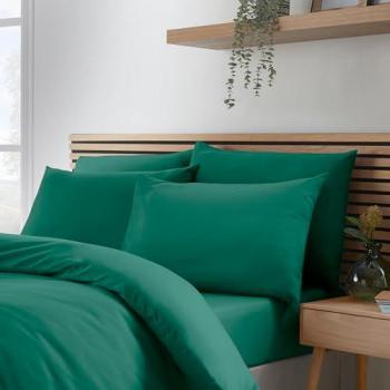Catherine Lansfield “So Soft Easy Iron” Pillowcase Bundle – 4 Units (Standard, Teal)