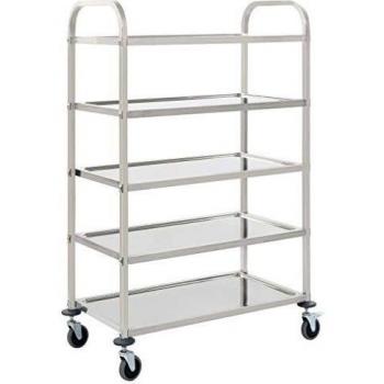VidaXL 5-Tier Kitchen Trolley