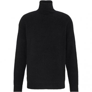 Strickpullover MASON mit Rollkragen, schwarz, Größe M