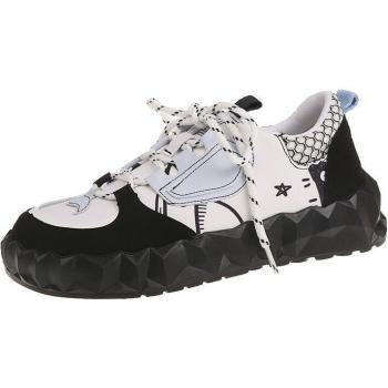 Lässige Damen Sneakers mit dickem Boden