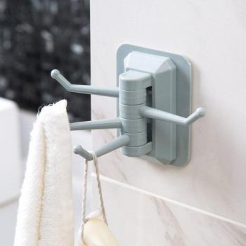 Gancho Giratorio Sin Perforaciones para Baño