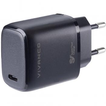 Cargador Vivanco 63137 25W Super Fast
