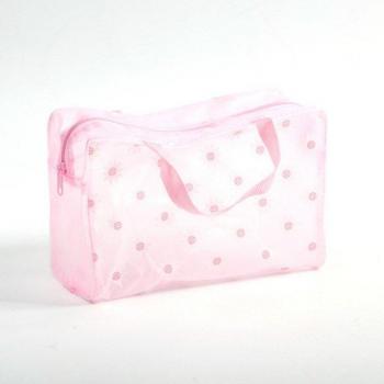Pochette cosmétique transparente