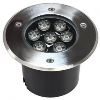 Faretto LED Segnapasso Esterno 7W Calpestabile IP68 Luce Fredda