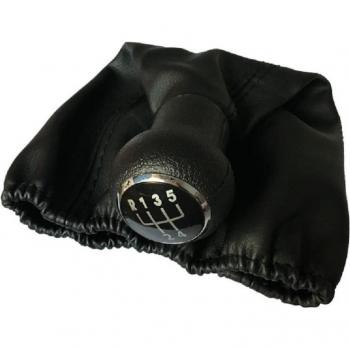 Volkswagen 5-Speed Leather Gear Shift Knob for Polo Golf Vento Lupo