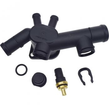 Acoplador de Brida de Agua Refrig., Cuello Salida + Sensor VW Beetle 2.0L 1998