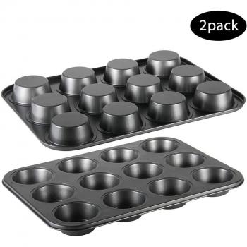 Non-stick Cupcake Baking Pan 12-Cavity